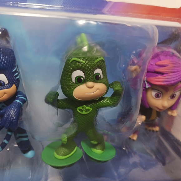 PJ MASK Collectible Figure Set  Pj Robot Gekko Catboy Owlette Rip Cake Toppers - Picture 5 of 6
